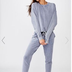 Jogger Set (Denim Color)